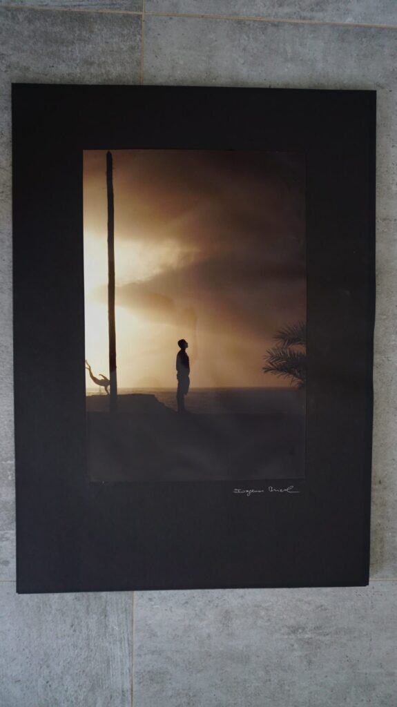 siluette im Abendlicht, warten und refektieren,neustart50