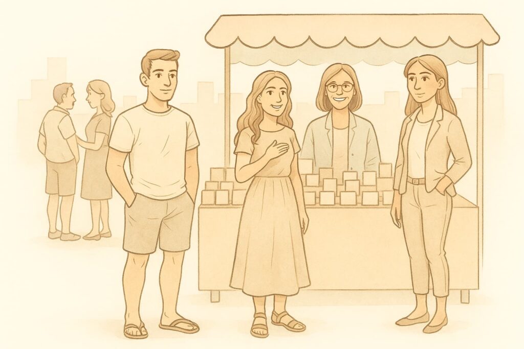 Marktstand weihnachten nordzyprn