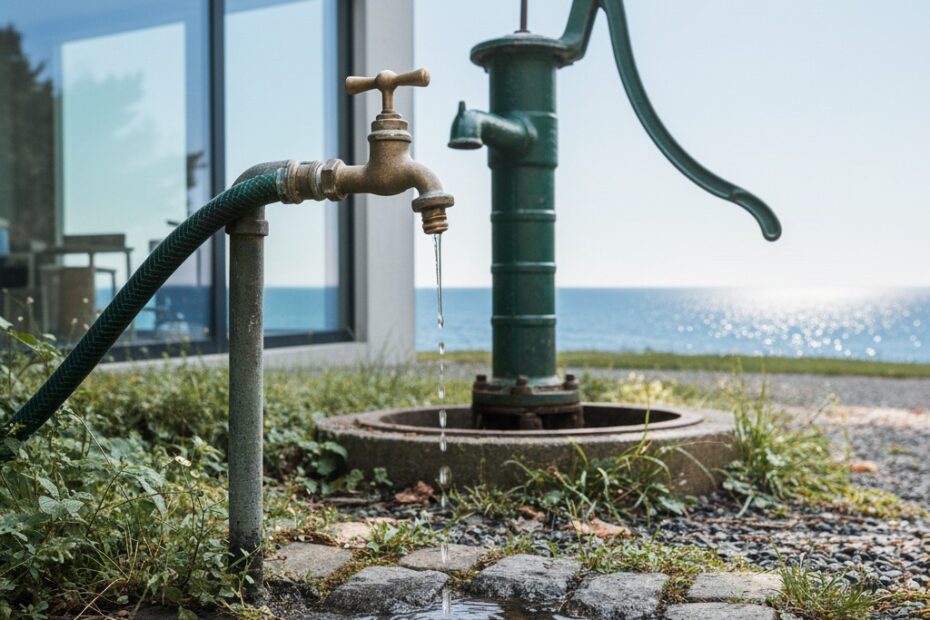 defekte Wasserpumpe Nordzypern mit Geduld