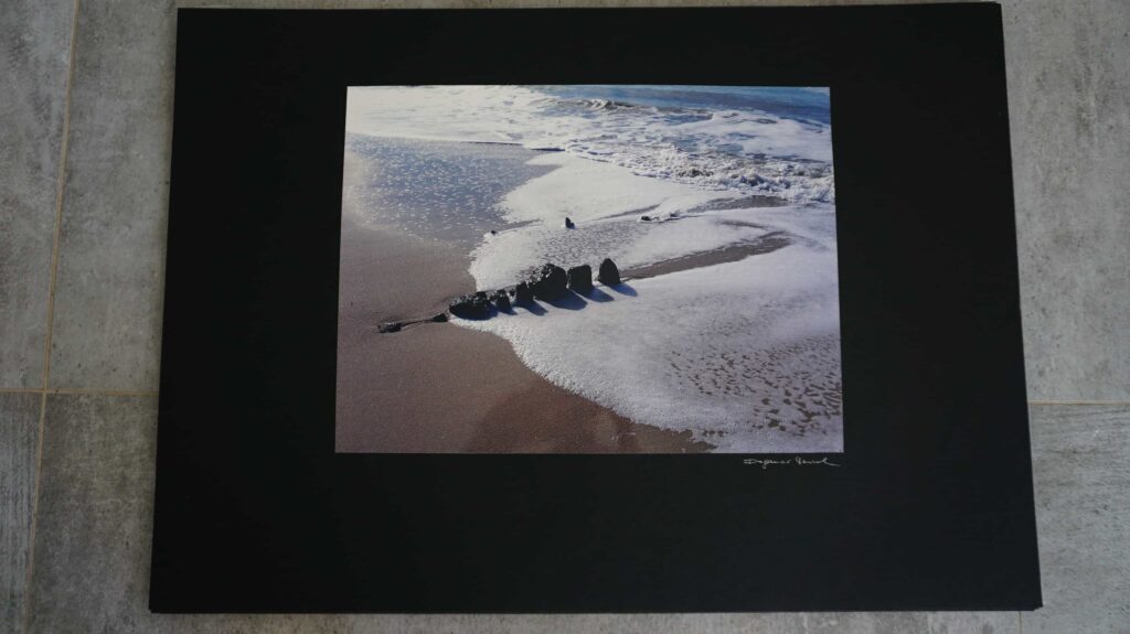 stilleben am Strand mit Steinen, neustart50