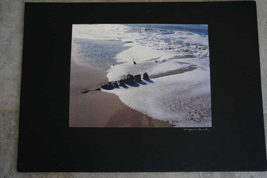 stilleben am Strand mit Steinen, neustart50